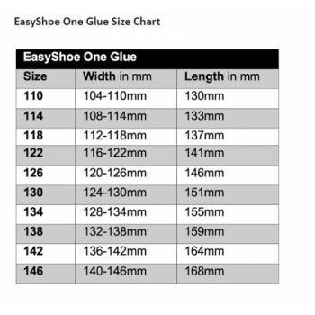 Mankiety grzybkowe do podkowy EasyShoe One Glue - 1 para
