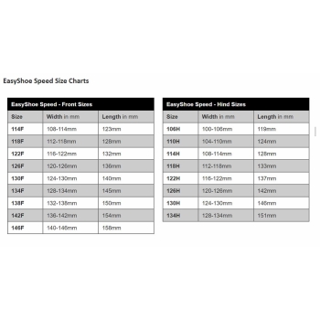 Podkowy EasyShoe Speed Metal Trac