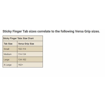 Paski EasyTabs Sticky 3 Finger do podków poliuretanowych/ kompozytowych  - 1 para - prawy i lewy