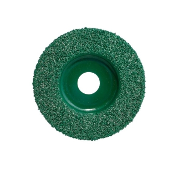 Hoof Boss -  tarcza drobnoziarnista z krawędzią V zielona płaska