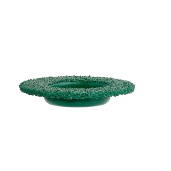 Hoof Boss -  tarcza drobnoziarnista z krawędzią V zielona płaska